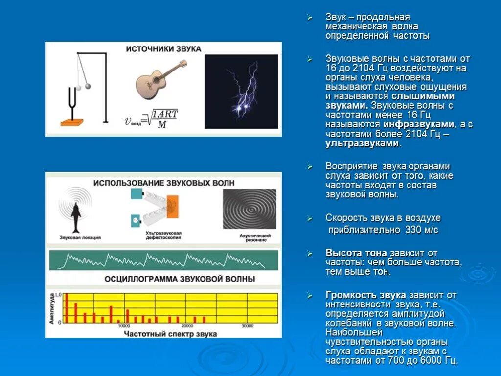 Звук в воздухе физика. Применение звуковых волн в физике. Механические и звуковые волны. Механические и звуковые колебания. Механические колебания и звуковые волны.