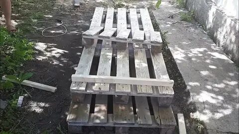 Из поддонов своими руками видео