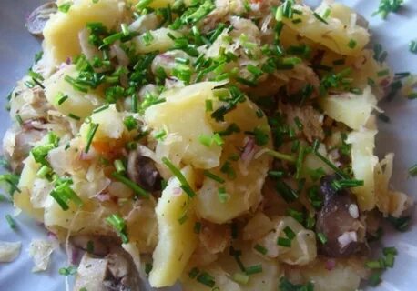 Капуста грибы картошка