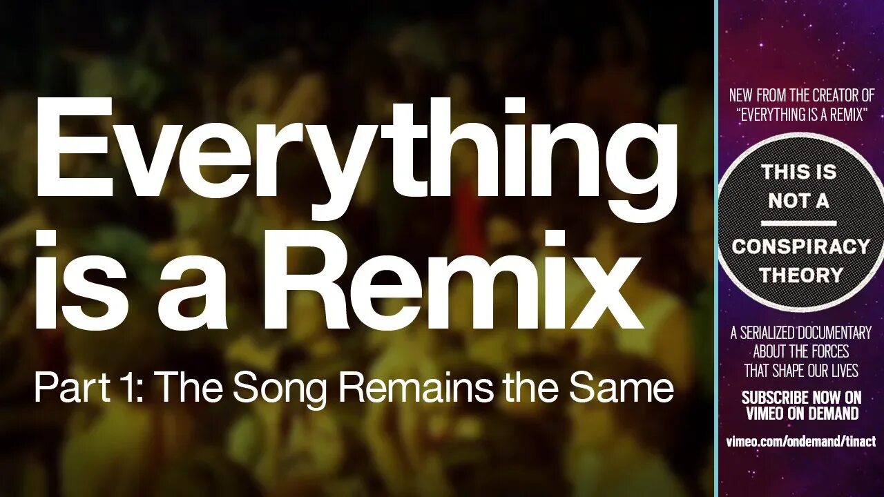 Everything is. Every thing is Remix. Все есть ремикс.