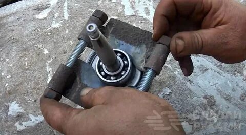 Как снимать подшипники видео