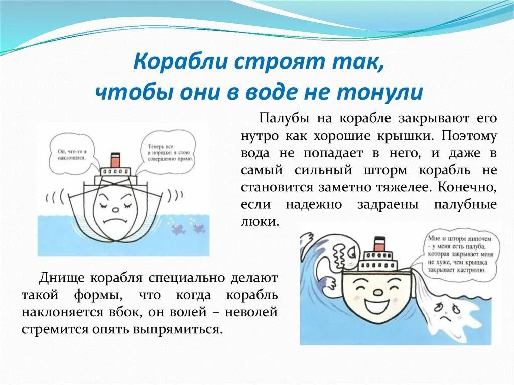 Почему плюется вода. Почему корабли не тонут. Посему кораль нетоонет. Как корабль не тонет. Как корабль держится на воде и не тонет.