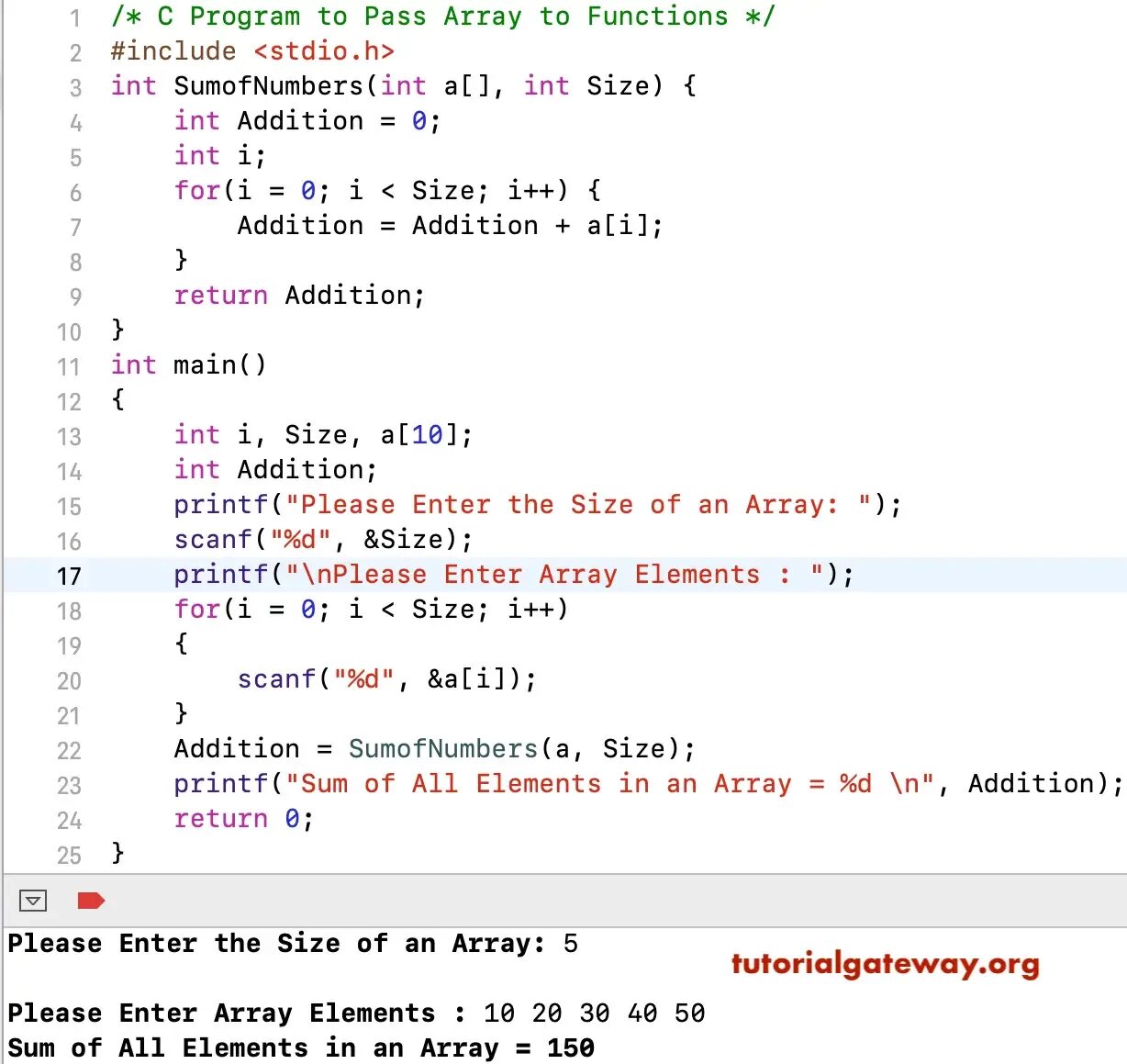 Arrays in c. Array function. INT array. Передача массива по ссылке.