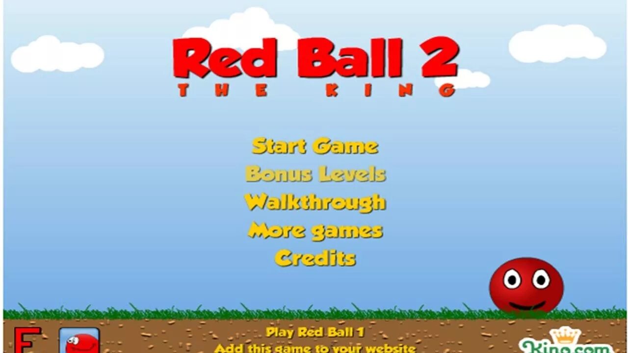 Красный шар 2. Игра красный шар 2. Red Ball 2 the King. Красныйшарредбол2игра.