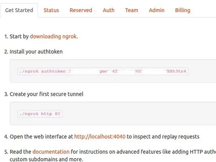 Starting auth