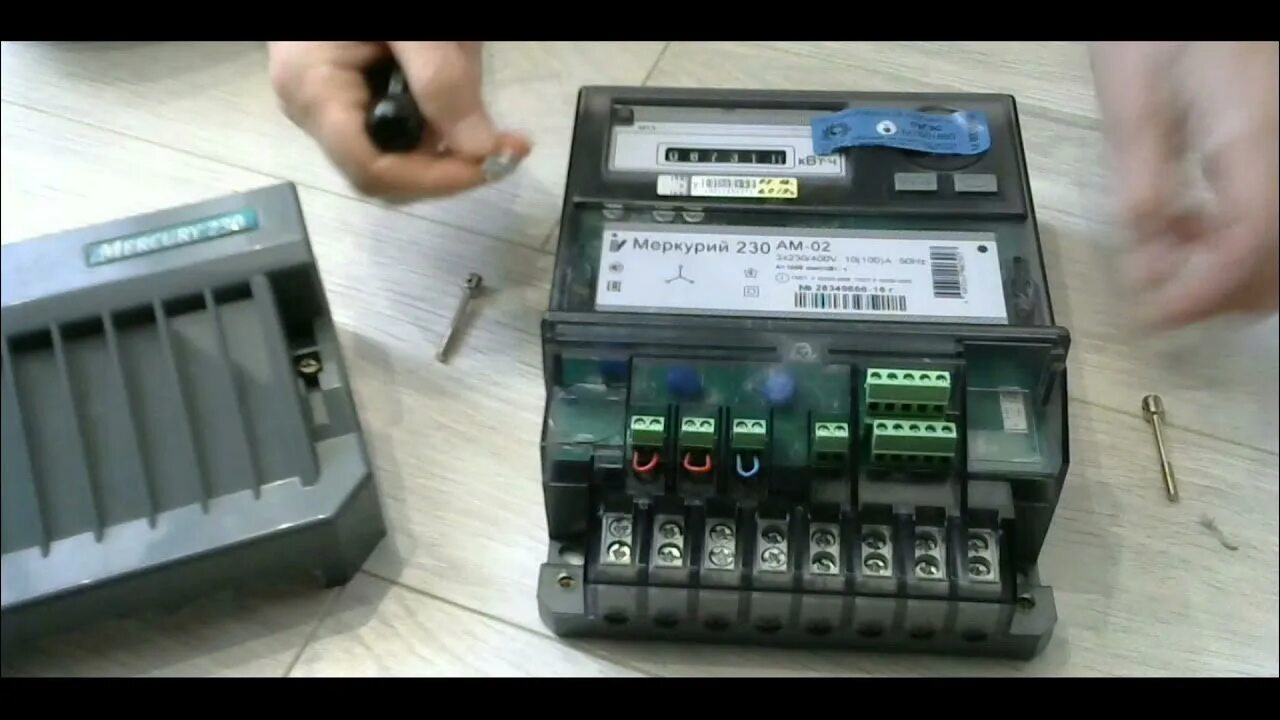 Счетчик с пультом Меркурий 230 АМ-02 - YouTube
