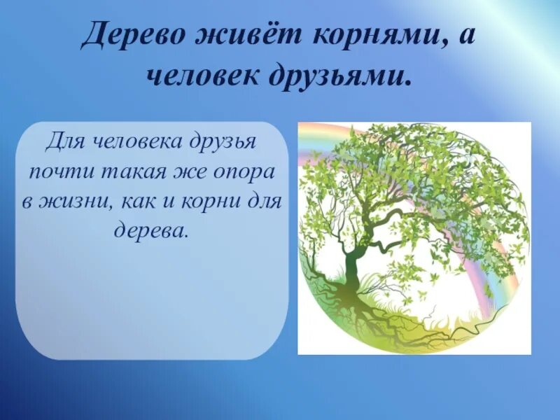 Пословица дерево живет. Дерево живёт корнями а человек друзьями. Дерево сильно корнями а человек друзьями. Пословица дерево живет корнями, а человек друзьями. Дерево сильно корнями пословица.