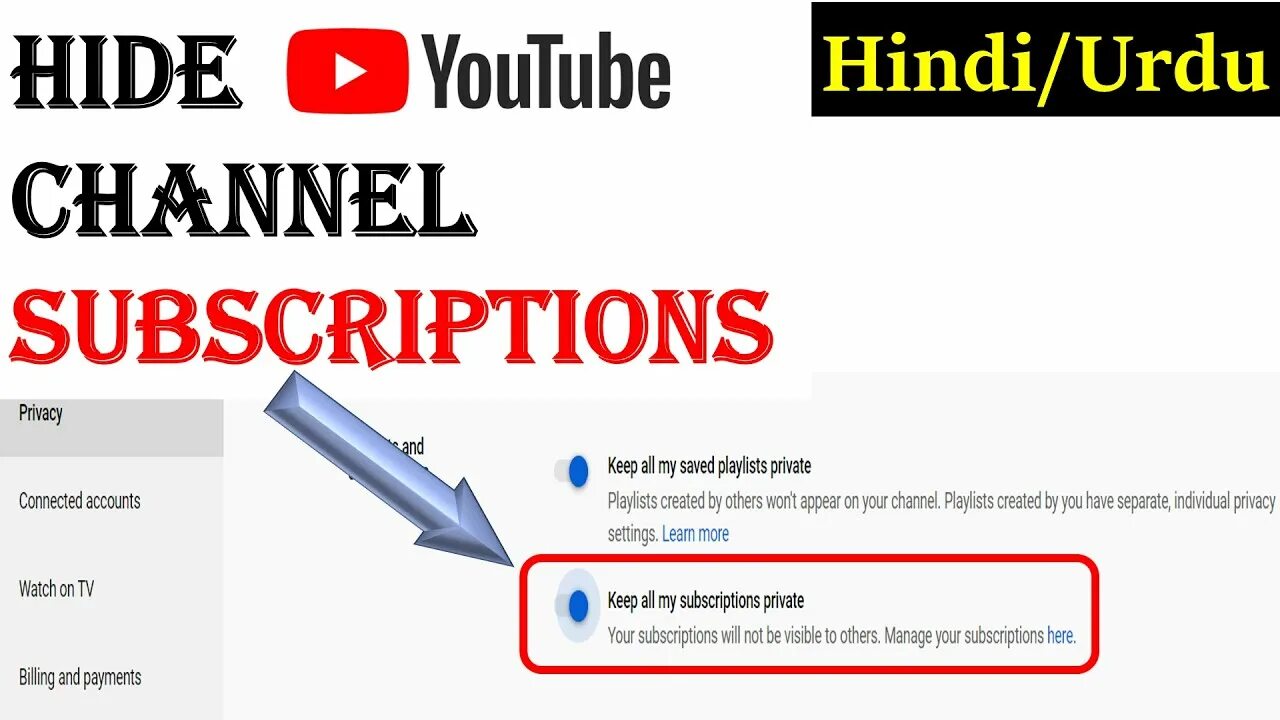 Hide channels