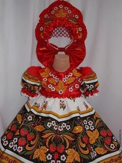 Народные костюмы роспись