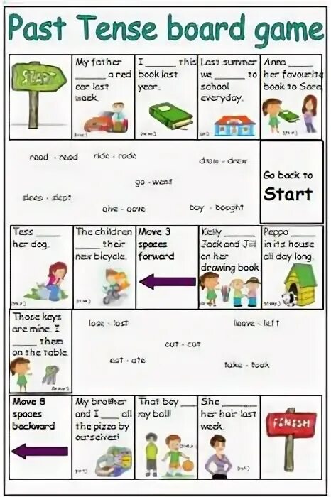 Game is past. Tenses Board game. Past Tenses game. Игры past Tenses. Simple Tenses Board game.