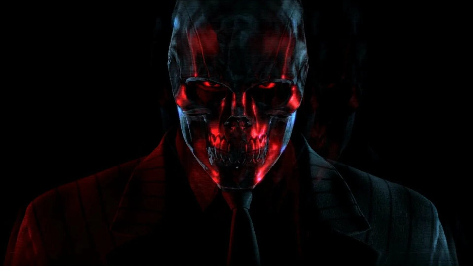 Человек в красной маске. Batman Arkham Origins черная маска.