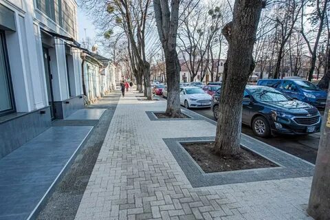 Тротуары в больших