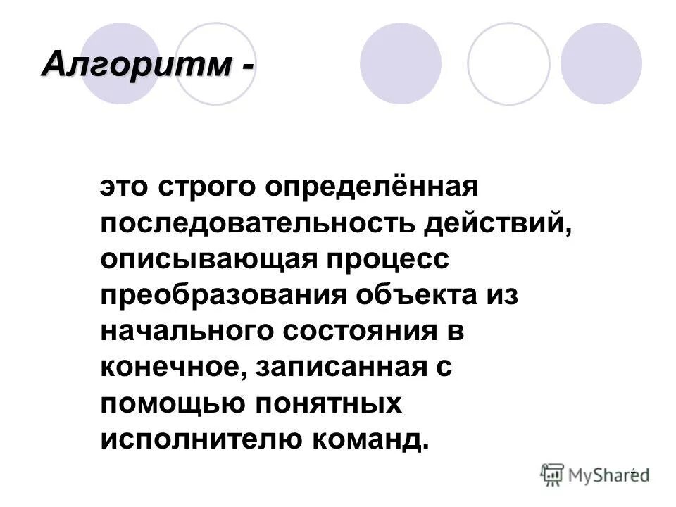 История алгоритма. История алгоритма