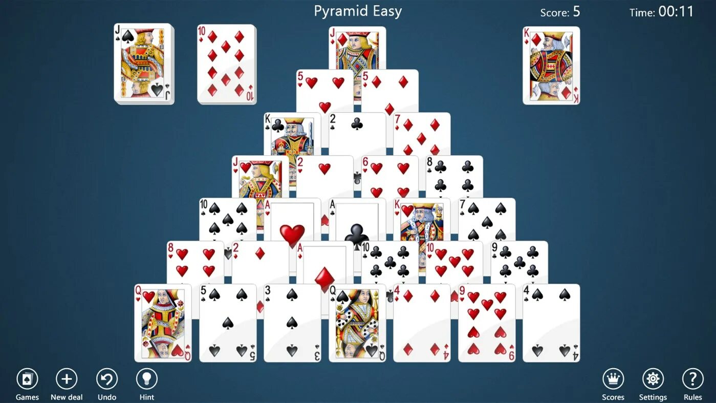 Игра пирамида коврик. Пасьянс пирамида. Microsoft Solitaire. Pyramid Microsoft Solitaire. Пасьянс Клондайк пирамида.