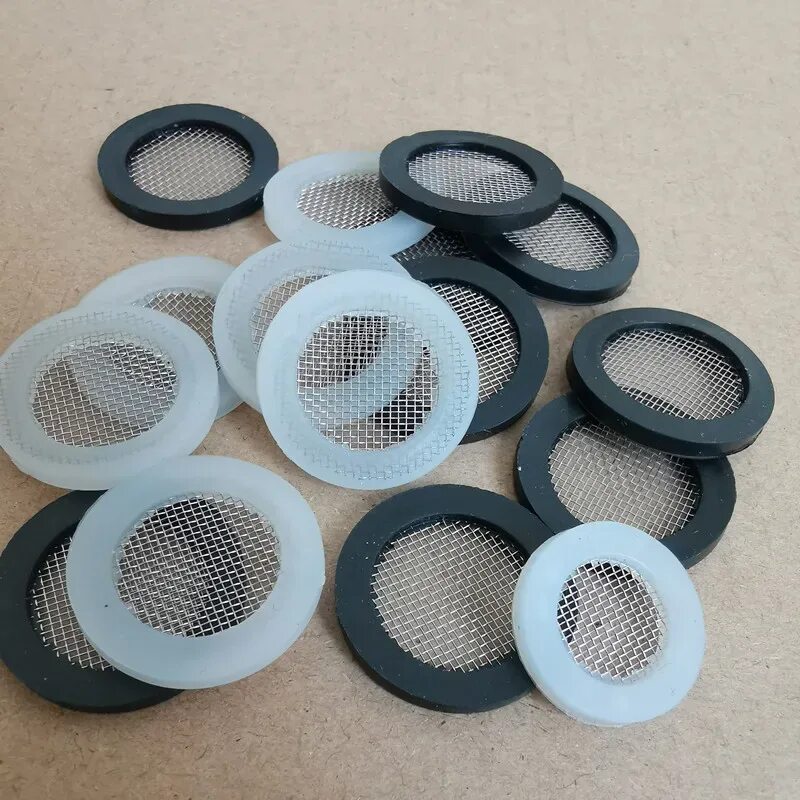 Фильтр прокладка сетчатая g 3/4. 20pcs/Bag Seal o-Ring Hose Gasket Flat Rubber Washer Filter net for Faucet Grommet. Сеточное покрытие прокладок. Проволочная прокладка.