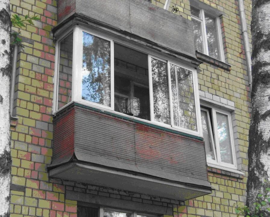 Евро балкон советская ул 160 фото Увеличение площади балкона в Туле. Балкон с выносом, увеличение балкона цена, фо