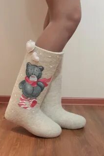 Валенки одевать