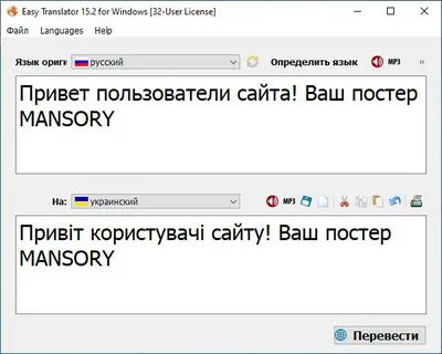 Переводчик 15 года