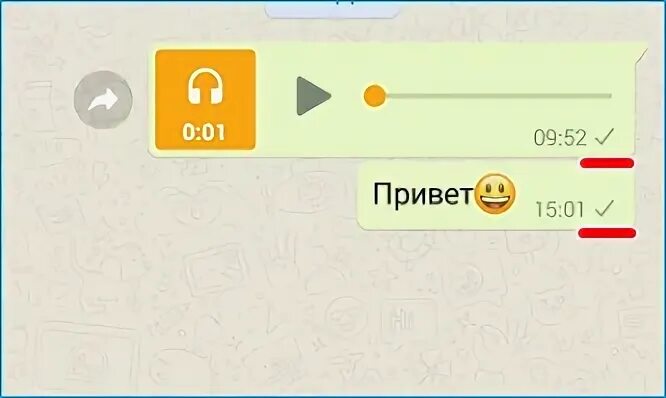 Что значат две галочки в ватсап