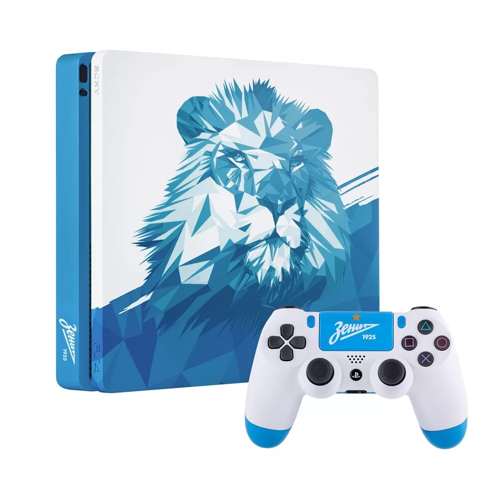 Купить playstation в рассрочку. Игровая приставка Sony PLAYSTATION 4 Slim 500 ГБ "Zenit Lion". Rainbo Sony PLAYSTATION 4 Slim. Приставка пс4 Раскрашенная. ПС 4 Зенит.