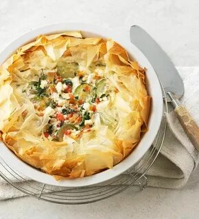 Из теста фило с брынзой