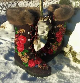 Пара валенок сапог