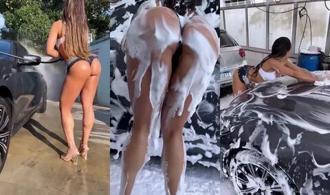 Watch Mulher Melão Hot Thicc Babe Nude Car Wash Strip Tease on ViralPornhub...