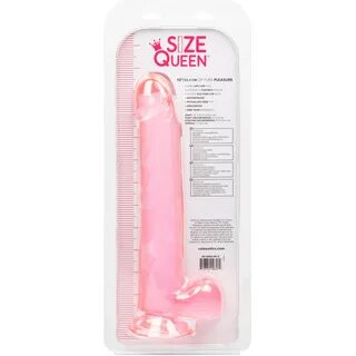 Size Queen 10 Suction Cup Dildo Pink Sex Toys And Adult Novelties CLOOBEX H...
