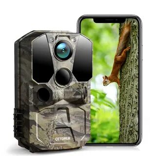 CEYOMUR WiFi Bluetooth Wildlife Camera.