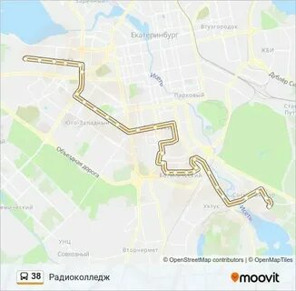 38 автобус екатеринбург маршрут