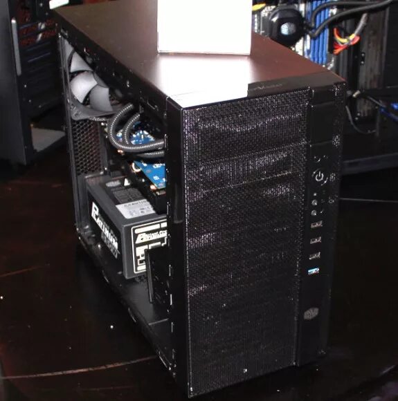 K 200 max. N200 корпус. cooler master  np200r custom. nr200 matx. 3060 ti в корпус matx.