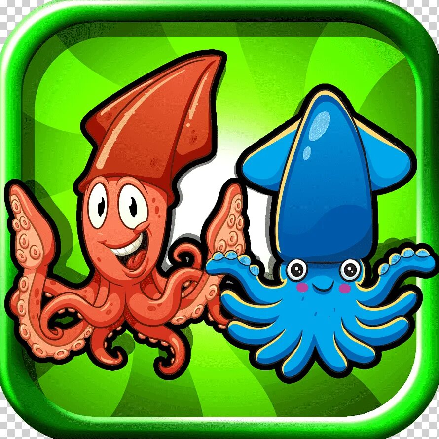 Игра кальмара 0. Игра в кальмара. смешной осьминог.