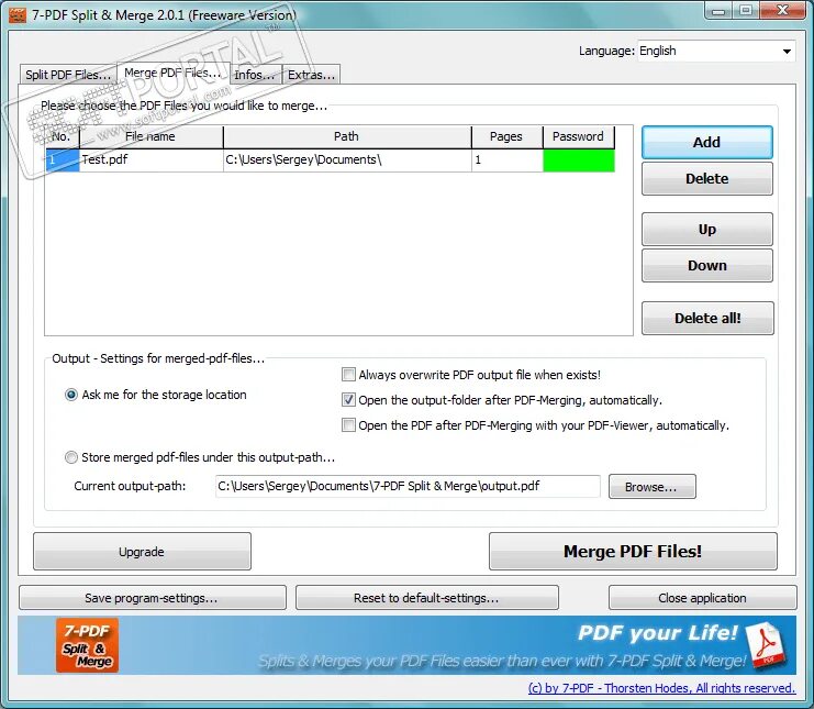 Pdf split and merge. Pdfsam программа. pdfsam.
