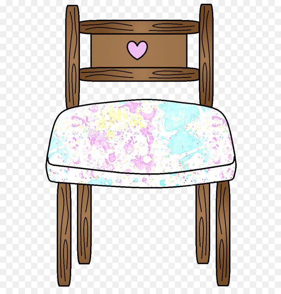 The chair is of the bed