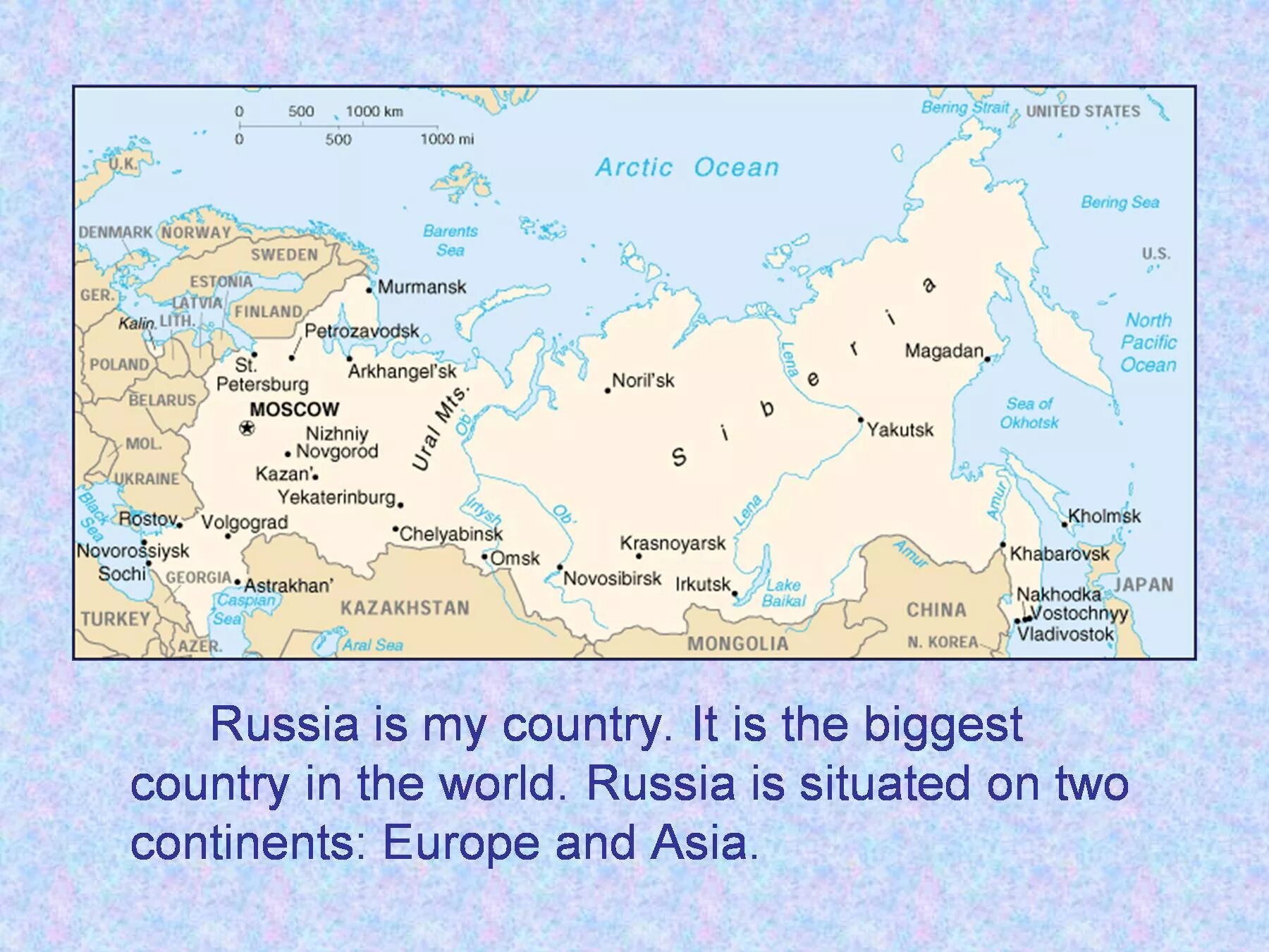 Карта России по английски. Карта России на английском. Проект my Country in the World. Страна Россия на английском.