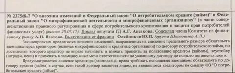 Статья фз о потребительском кредите