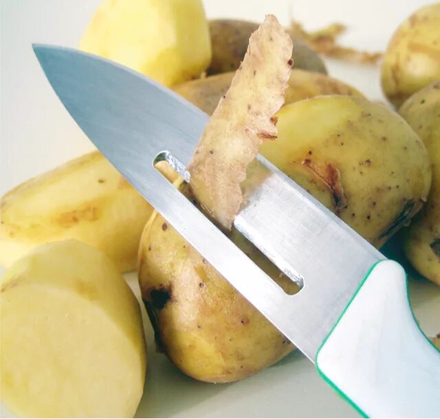 Нож для картофеля купить. Нож для чистки картофеля Henckels. Самодельный нож для овощей. Самодельный нож для чистки картофеля. Короткий нож для картошки.