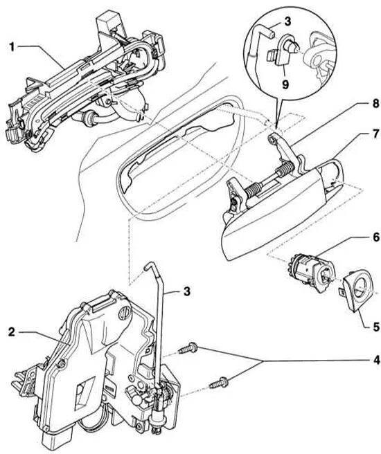 Снятие замка задней. Цилиндр замка двери Audi a4 b5. Замок двери Ауди а8. Трос ручки двери Ауди а4 б5. Снятие ручки двери Ауди а6 с5.