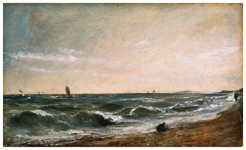 Берег моря предложение составить. Художник Джон констебль. John Constable (1776-1837). Джон Констебл морской берег в Брайтоне.