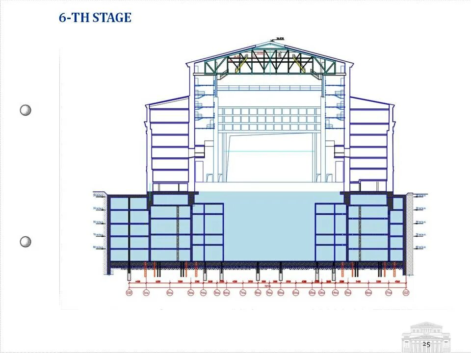 Большой театр после реконструкции схема. Реконструкция большого театра. Большой театр в разрезе. Реконструкция большого театра план. Большой театр этажи