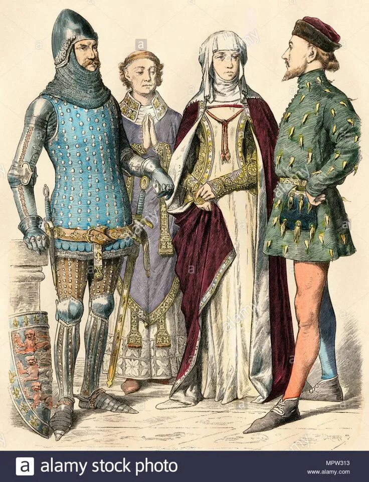 Эпоха xi. Средневековая мода Англии 15 века. Одежда 15 века в Англии. Англия 15 век одежда. Одежда 15 века в Европе.
