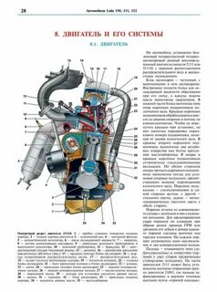Двигатель ваз 2110 схема