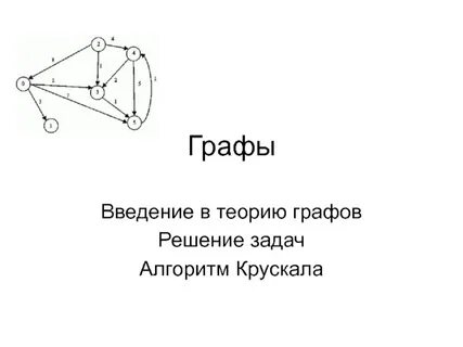 Задания теория графов