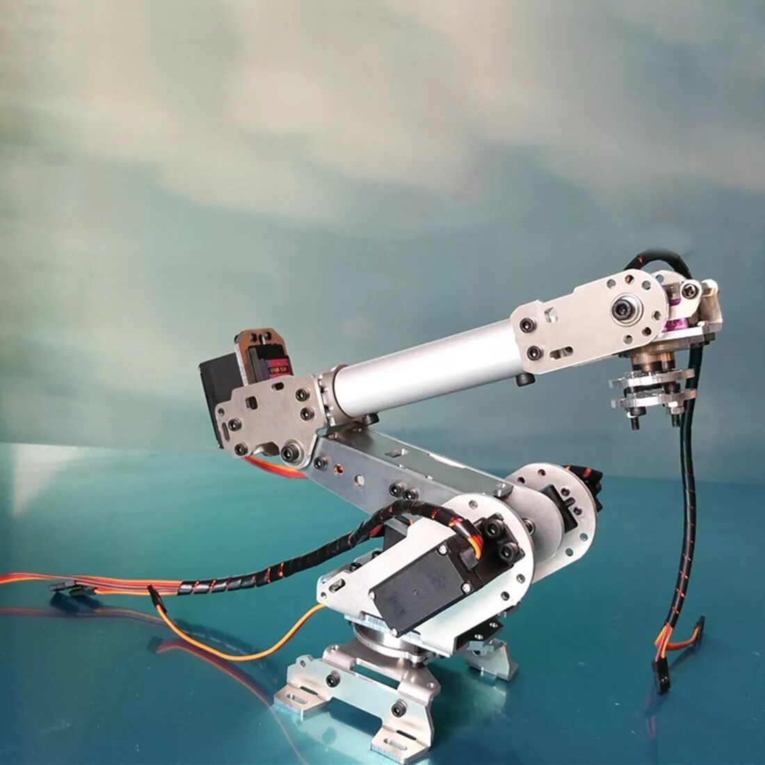 DIY 6 DOF робот-манипулятор. DIY набор робот-манипулятор MEARM. Манипулятор 4 DOF Robot Arm. Робот манипулятор на сервоприводах mg996r 3d модель.