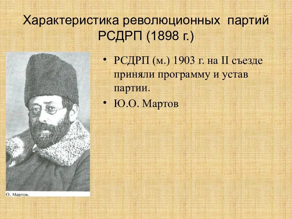 Устав партии рсдрп. Мартов биография. ю о мартов. мартов рсдрп. рсдрп 1898.