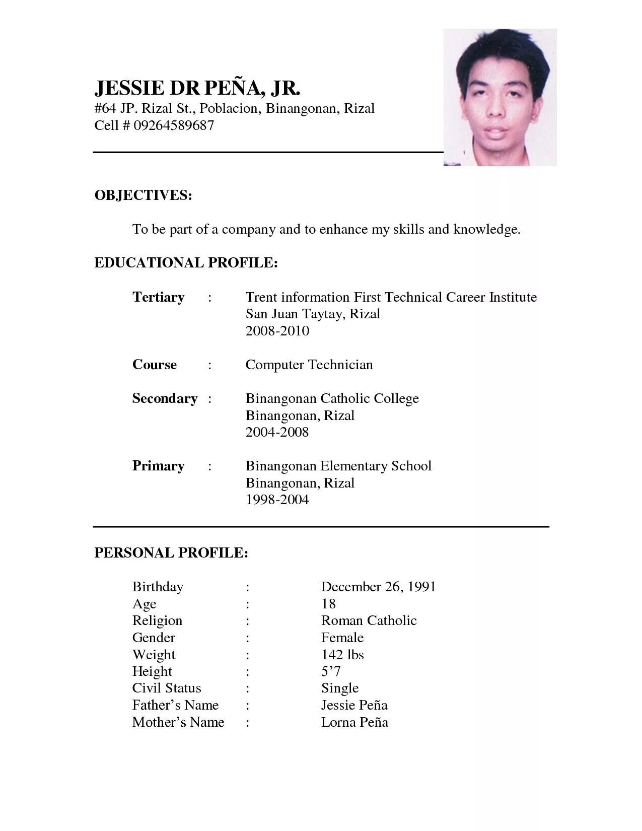 Cv v c c. CV examples in English. Sample CV Resume. Resume for a job. Resume Sample in English.