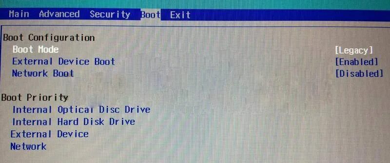 Отключить security boot. Гдй где это??? boot configuration. как найти security boot в bios на ami.