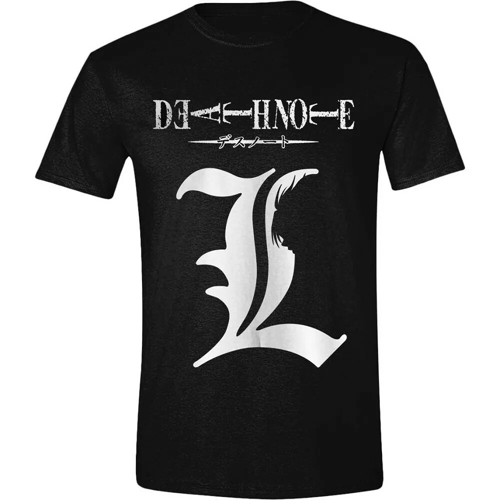 Death note футболки с надписями. Мерч l death note. футболка тетрадь смерти. футболки по тетради смерти. тетрадь смерти принт.