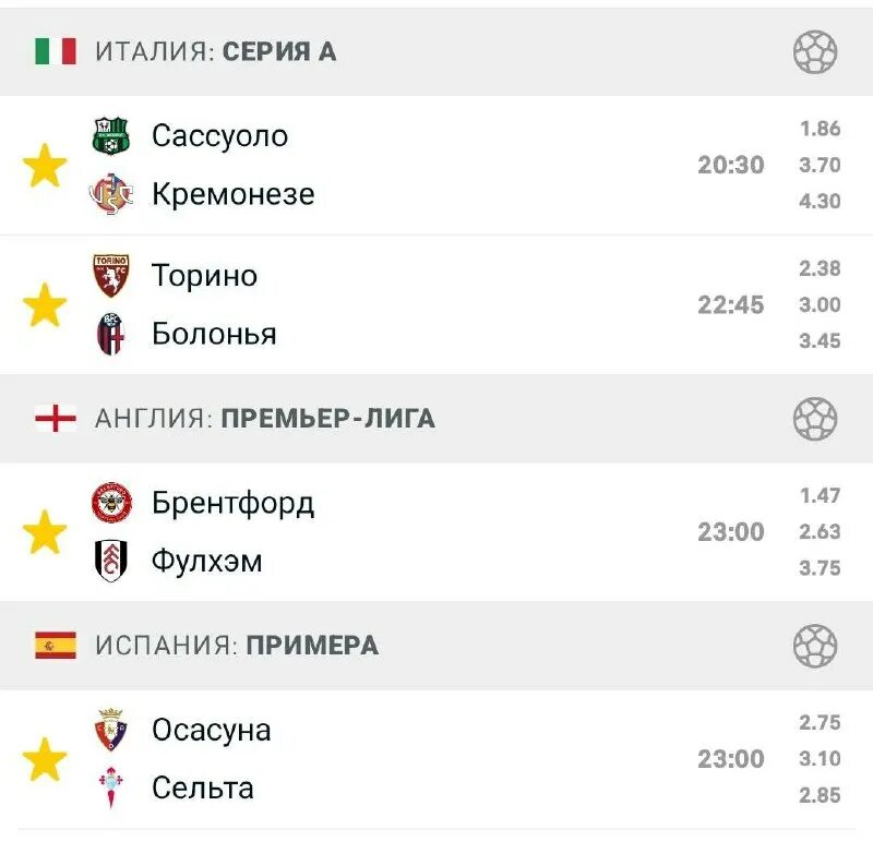 Топ прогноз. Топ прогноз