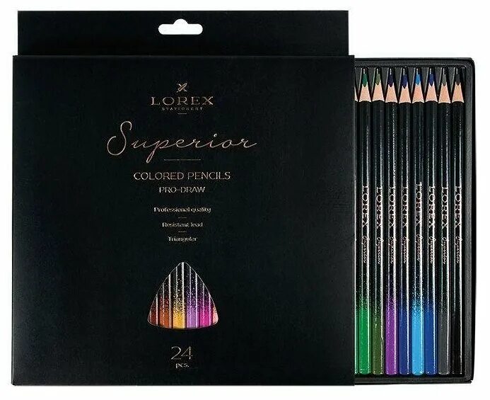 Lorex канцтовары карандаши. Lorex канцтовары карандаши. Карандаши 24цв "pro-draw superior" трехгранные супермягкие lxcppd24-sp отзывы. Lorex канцтовары карандаши. Lorex карандаш простой.